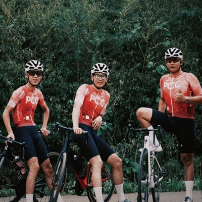 Custom manch kout bisiklèt Jersey